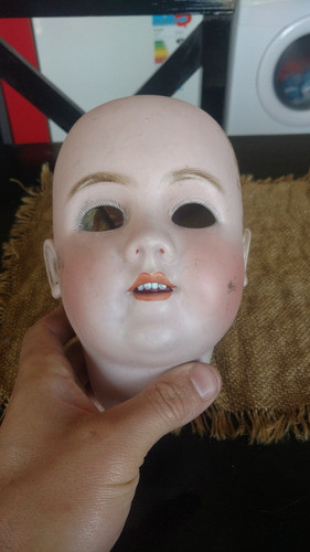 Muñeca Antigua De Porcelana Simon Halbig Cabeza Sola 1
