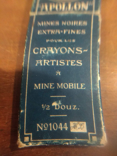 Antigua Caja De Minas Apollon Johan Faber Numeradas 1