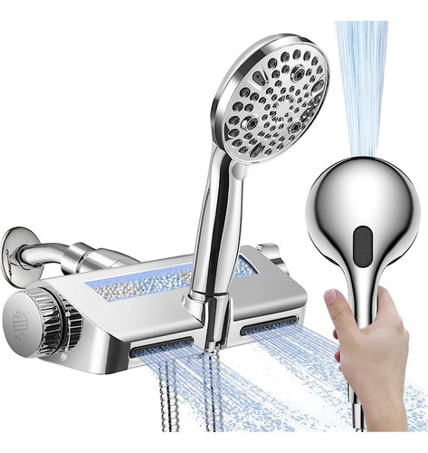 Surpzon Dual 2 En 1 Rain Shower Cabezal Combo Con 3 Formas D 0