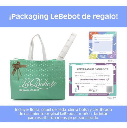 Bebote Muñeca Lebebot Recien Nacido C/ Sexo Fem Lb-404 1