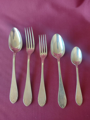Antiguedad  Cubiertos De Plata . Cantidad De Piezas 30. 0
