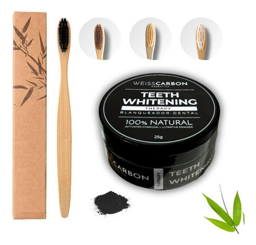 Blanqueador Dental Quita Sarro + Cepillo De Dientes De Bambu 0