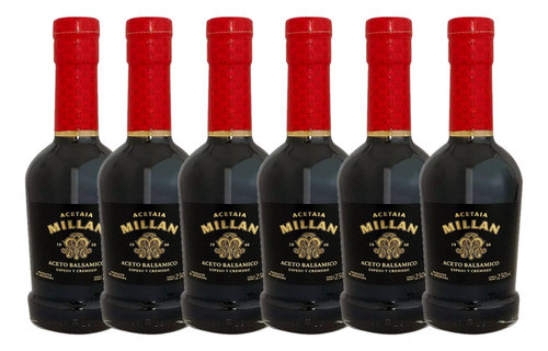 Pack X6 Aceto Balsamico Millan 250ml 0