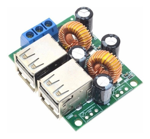 Step Down 9-40v A Salida Usb 5v X 4 Puertos Itytarg 0