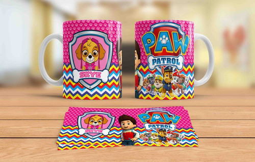 Taza De Paw Patrol Personalizada En Plástico 0