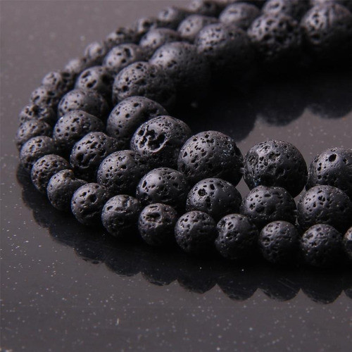 Piedra Lava Negra Natural - Tira  12mm 1