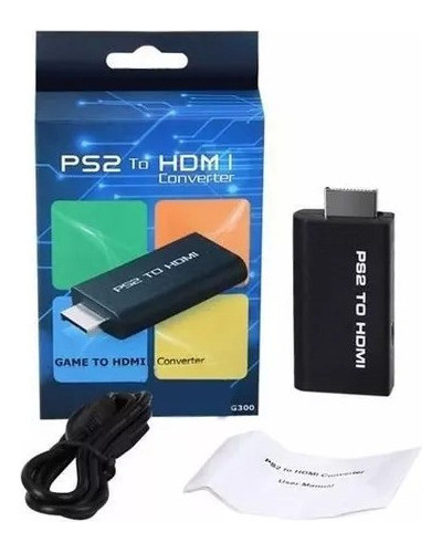 Adaptador Play2 Hdmi Playstation 2 Hd 720 Ps2 A Led Tv Audio 1