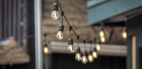 5 Mts Guirnalda Luces Sellada Lluvia Exterior Tiras S/luces 1