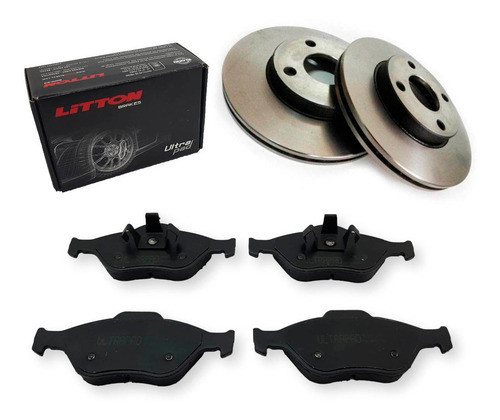Kit Discos Y Pastillas Ford Ecosport 2003-2008 1.6 Delantero 0