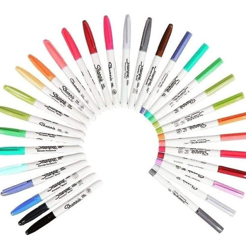 Sharpie Ruleta 30 Pcs Colores Cósmicos Caballito Bunny Toys 0