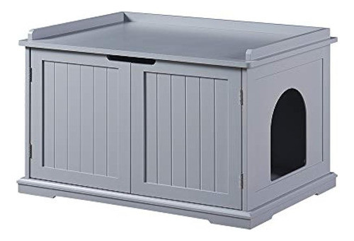 Unipaws Banco De Almacenamiento Para Baño De Gatos De Diseño 0