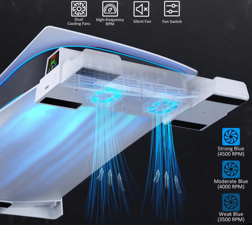 Soporte De Refrigeración Horizontal Para Consola Ps5 + Carga 1