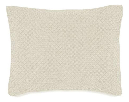 Martex Nostalgia Home Fairview Sham, King, Ivory 0