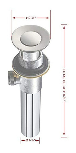 Conjunto De Tapon De Drenaje Del Lavabo Del Baño Purelux C 1