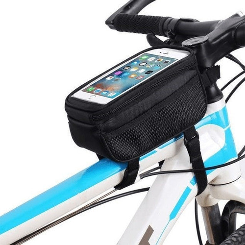 Bolso Para Bicicleta Delantero Con Porta Celular C/cierre 1