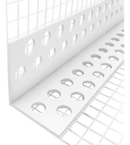 Cantonera Cubrecanto De Pvc + Malla Durlock Yeso 2,5m X 50un 0