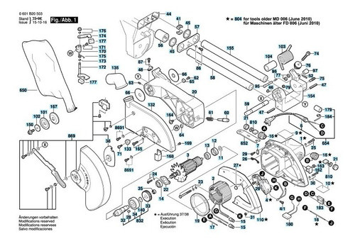 Estator Campo Expansión Polar Ingletadora Gcm 10 S Bosch 1