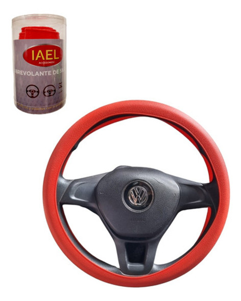 Cubre Volante Silicona 38 Ajustable Todos Los Modelos  Rojo 0 Cubre Volante Silicona 38 Ajustable Todos Los Modelos  Rojo 0