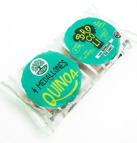 Medallones De Quinoa Nutree /brocoli (x 400g) 1