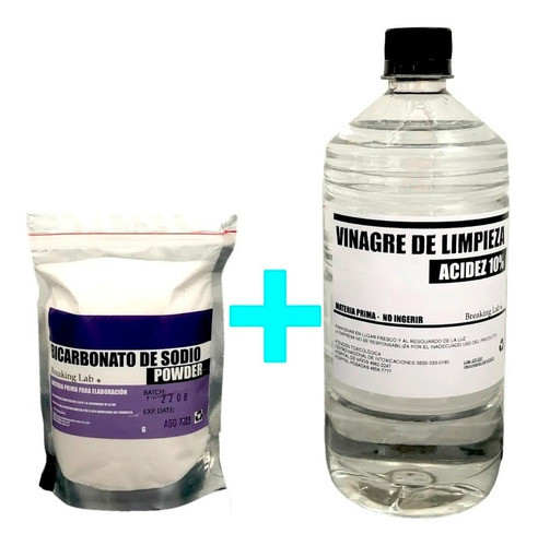 Combo Bicarbonato De Sodio 250g + Vinagre De Limpieza 1 L 0