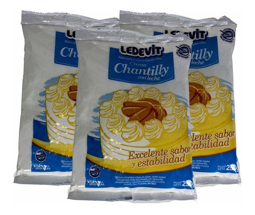 Polvo Para Preparar Chantilly Ledevit 250gr 0