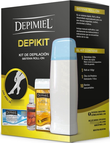 Derretidor Electrico Cera Roll On Descartable Depikit 1