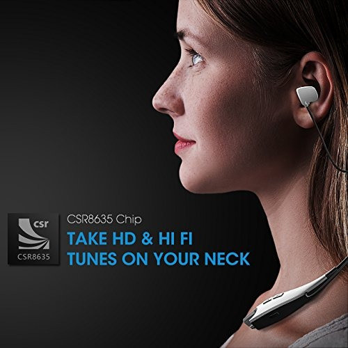 Auriculares Mpow Jaws 4ta Gen. Inalámbricos V4.1, C/estuche 1