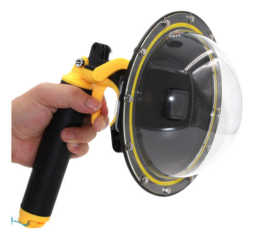 Vicdozia Telesin 6 '' Lente De Puerto Domo Para Gopro Hero 5 0