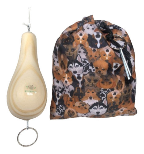 Sortija De Calesita Con Sortijero O Bocha Madera Con Bolsa 0