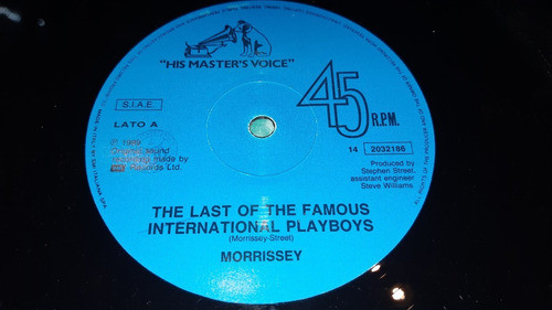 Morrissey Last Of The Famous International Playboys Maxi 89 1