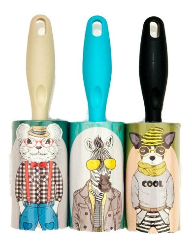 Rodillo Quita Saca Pelusa Pelos De Perros Y Gatos X 3 Ud 0