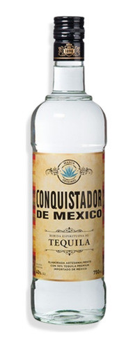 Tequila Conquistador De México Espirituosa 750ml Caja X6u 1