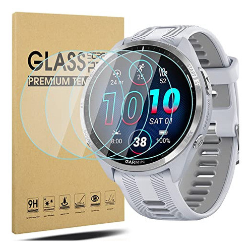Protector De Pantalla Para Garmin Forerunner 965 Vidrio 4u 1