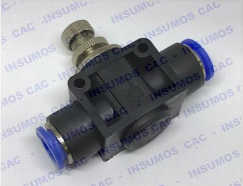 Conector Neumático Regulador Caudal M 08mm 068-02 1
