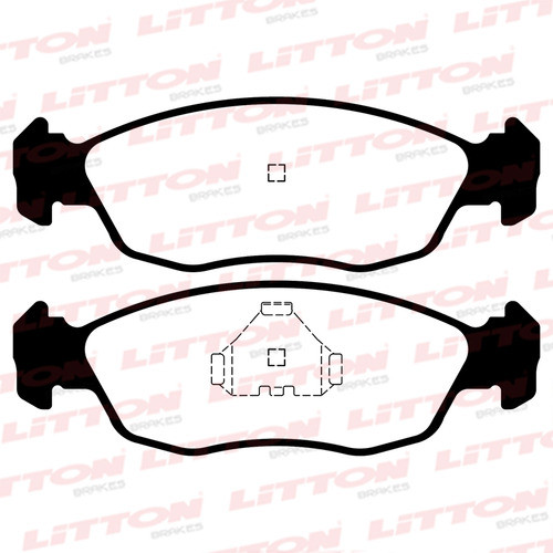 Pastilla Freno Litton Del Corsa Classic Celta Classic Fun Li 0