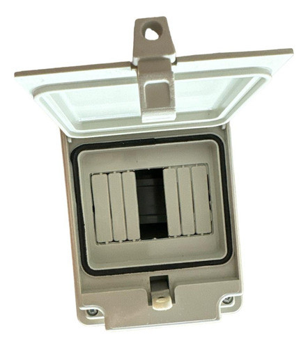 Caja Para Termicas 4 Bocas Ip54 Pilar Variplast Tapa Opaca 0