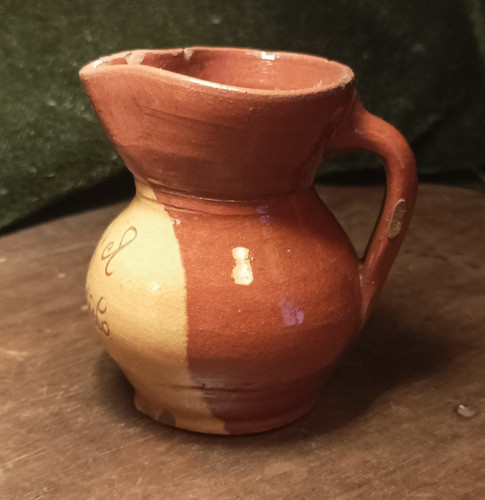 Antigua Jarra Barro Recuerdo Meson De Cándido Segovia España 1