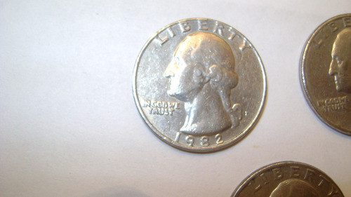 3 Monedas Estados Unidos 25 Centavos Dolar Año 1979 Lote 3.5 1