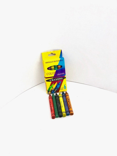 Crayon Crayones X6 Ceras Colores Pack X12 Cajitas 1