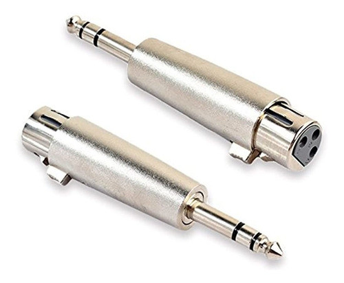 Adaptador Xlr A 6,35 Mm, Conwork 2-pack Mono 1/4  6,35 Mm Ma 1
