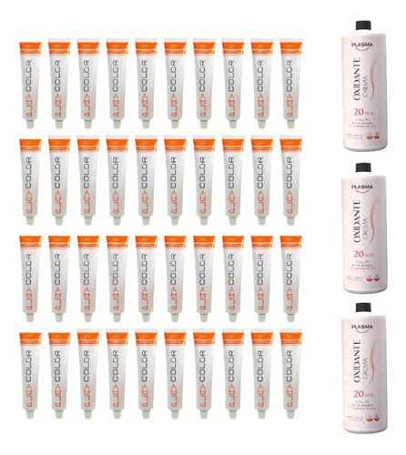 Tintura Plasma Playcolor 40 + 3 Crema Oxidante Plasma 900ml 0
