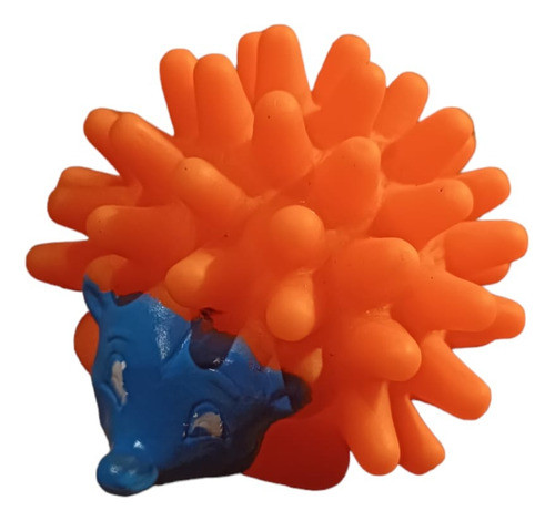 Juguete Erizo Latex Perro Chico Con Chifle Bestia 0