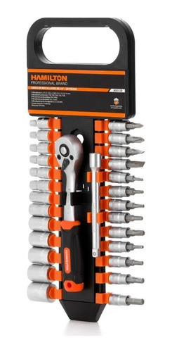Juego Tubos Puntas Crique 28pz Enc 1/4'' Hamilton Jb30-28 0