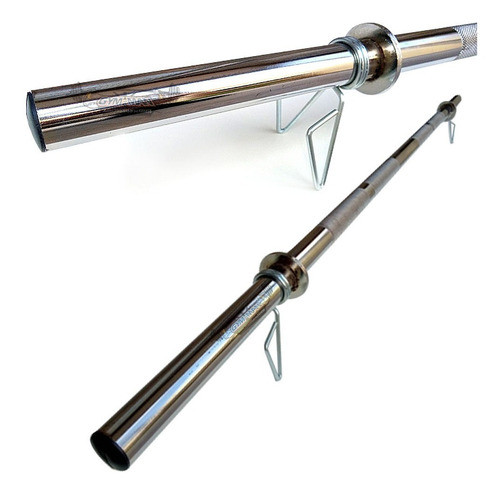 Barra Cromada Caño Acero 1.70mtr Semi Profesional Pesas  C 0