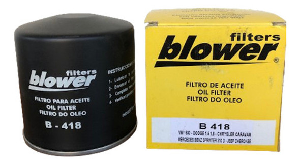 Filtro Aceite Vw 1500-dodge 1500, 1800-caravan-cherokee 0 Filtro Aceite Vw 1500-dodge 1500, 1800-caravan-cherokee 0