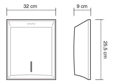 Excelente Dispenser De Toallas Intercaladas 1