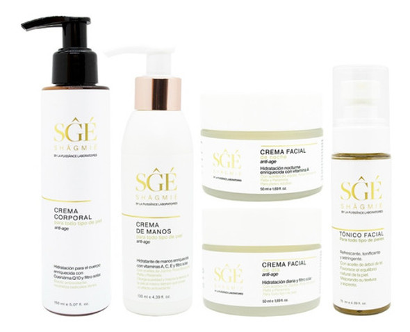 La Puissance Shagmie Kit Hidratante Anti Age Cremas + Tónico 0 La Puissance Shagmie Kit Hidratante Anti Age Cremas + Tónico 0