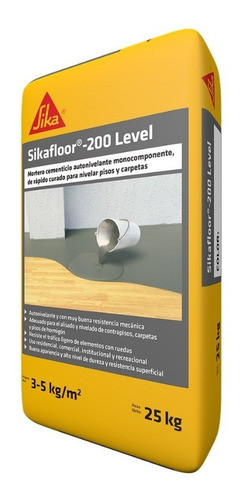 Sikafloor 200 Level Mortero Nivelacion Autonivelante 4-20mm 0
