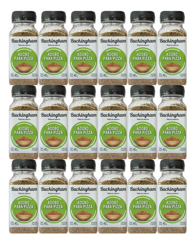 Adobo Para Pizza X 40gr. Buckingham Pack X 18 Unidades 0