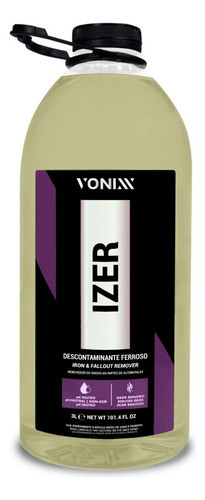 Limpia Ruedas Izer 3l Descontaminante Ferroso Autos 0